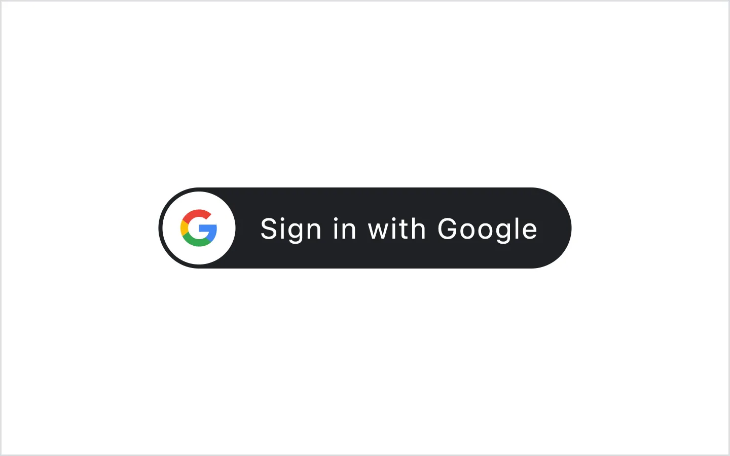Dark Pill Button