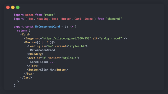 Understanding Theme UI: 3 - Components