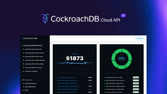 CockroachDB Cloud API